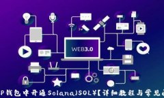 如何在TP钱包中开通Solan