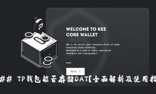 ### TP钱包能否存储DAT？全面解析及使用指南
