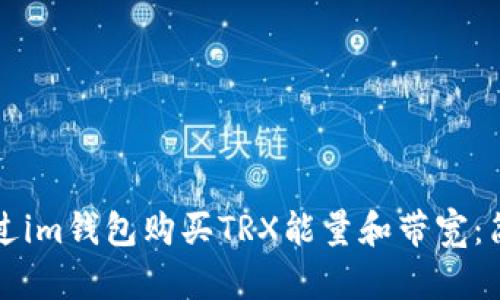 如何通过im钱包购买TRX能量和带宽：简易指南
